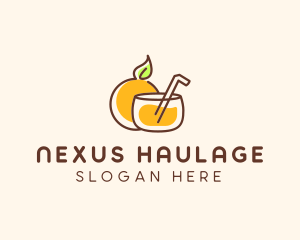 Orange Juice Drink logo design