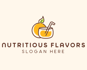 Orange Juice Drink Flavor logo