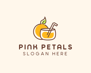 Orange Juice Drink logo design