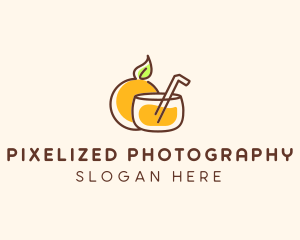 Orange Juice Drink logo design