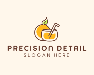 Orange Juice Drink logo design