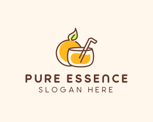 Orange Juice Drink logo design