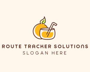 Orange Juice Drink logo design