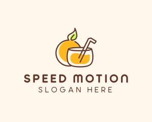 Orange Juice Drink logo design