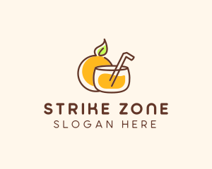 Orange Juice Drink logo design