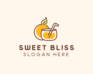 Orange Juice Drink logo design