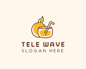 Orange Juice Drink logo design