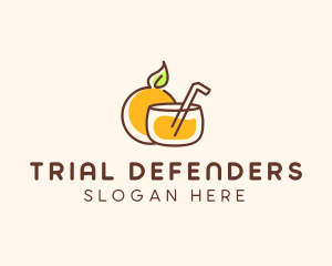 Orange Juice Drink logo design