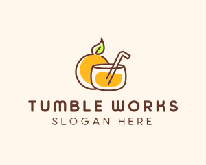 Orange Juice Drink logo design