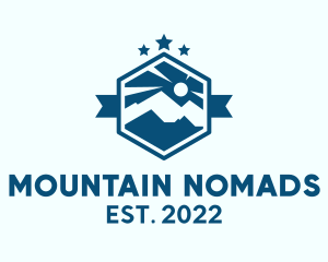 Mountain Nature Park Camping  logo design