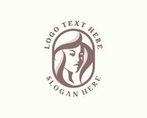 Woman Hair Salon Logo