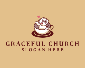 Puppy Coffee Cup logo