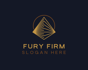 Professional Firm Pyramid logo design