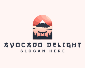 Mount Fuji Japan logo design