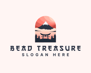 Mount Fuji Japan logo design