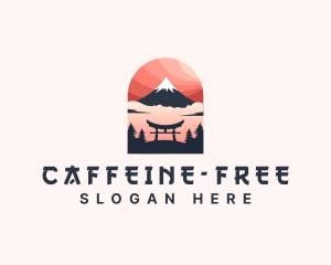 Mount Fuji Japan logo design