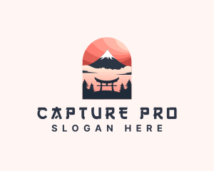 Mount Fuji Japan logo design