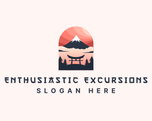 Mount Fuji Japan logo design