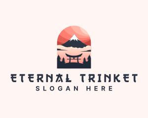 Mount Fuji Japan logo design