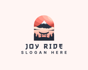 Mount Fuji Japan logo design