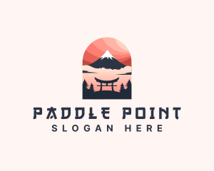 Mount Fuji Japan logo design