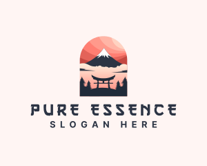 Mount Fuji Japan logo design