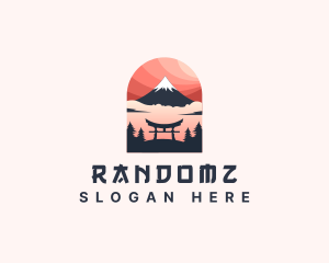 Mount Fuji Japan logo design