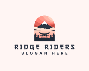 Mount Fuji Japan logo design