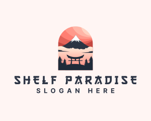 Mount Fuji Japan logo design