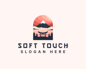 Mount Fuji Japan logo design