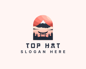 Mount Fuji Japan logo design