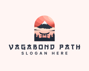 Mount Fuji Japan logo design