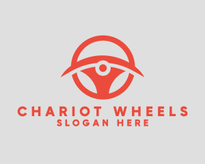 Modern Steering Wheel logo design