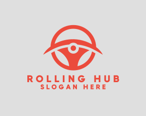 Modern Steering Wheel logo design