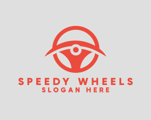 Modern Steering Wheel logo design