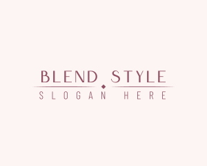 Luxury Cosmetics Style logo design