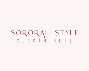 Luxury Cosmetics Style logo design