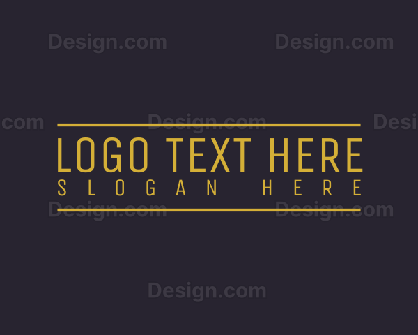 Generic Style Business Logo