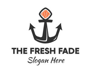 Sushi Sashimi Anchor logo design