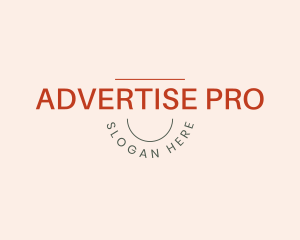 Advertising Industry Business logo