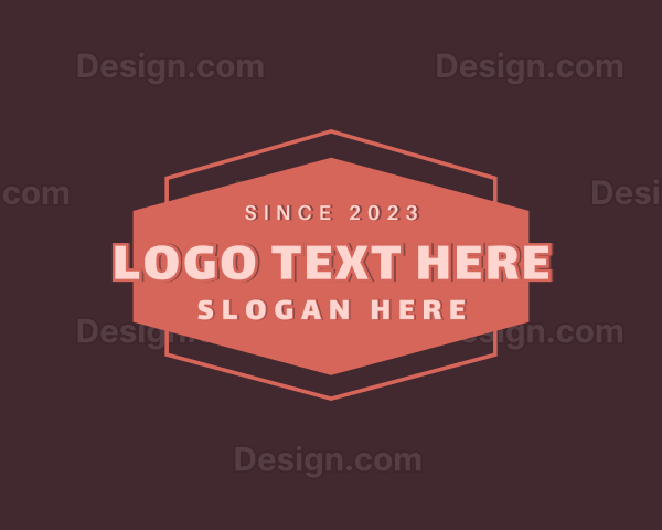 Shop Hexagon Business Logo