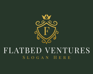 Luxury Crown Shield logo design