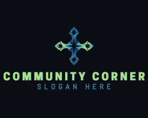 Cross Youth Community logo design