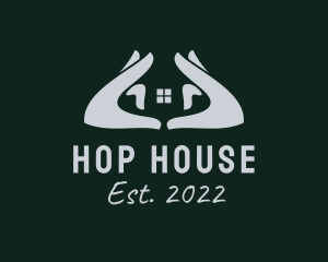 Hand House Architecture  logo design