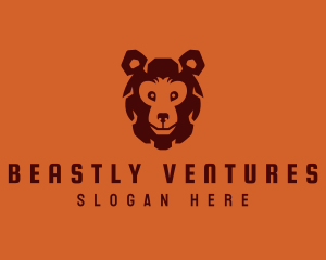 Grizzly Bear Beast logo design