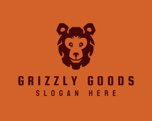 Grizzly Bear Beast logo design