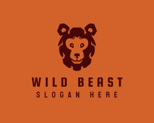 Grizzly Bear Beast logo design