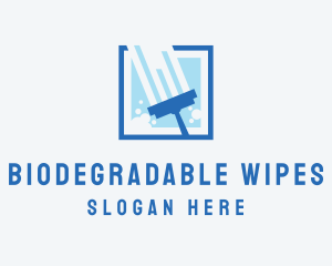 Window Wipe Cleaning logo design