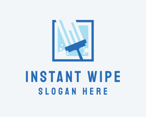 Window Wipe Cleaning logo design