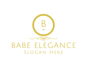 Elegant Luxurious Round Rope logo design